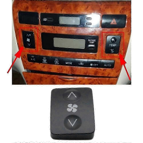 Κουμπί ελέγχου για Toyota Corolla 2002-2007 Κάλυμμα διακόπτη πίνακα κλιματισμού 1
