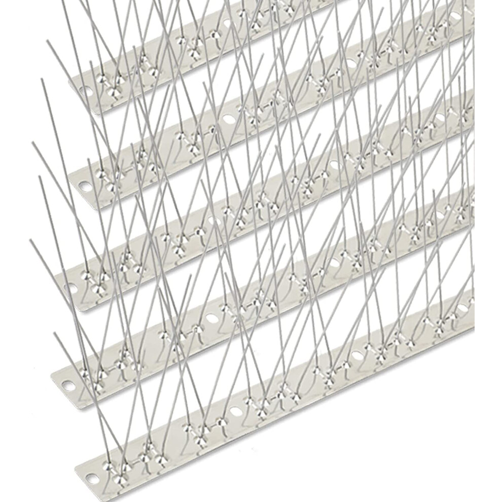 Stainless Steel Bird Spikes 200Ft Coverage Humane Rustproof Deterrent For Pigeons Fence Roof Outdoor 9771547020653