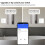 WiFi Boiler /Water Heater Controller 20A Tuya  APP Remote Control Alexa Home Voice Glass Panel EU Plug White 6