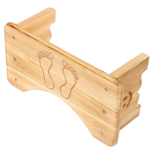 Pour Squat Wc Bois Massif Kaki Usage Sécurisant