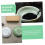 Ceramic Calligraphy Ink Dish with Integrated Brush Rest for Precise Ink Mixing and Easy Clean Surface 5