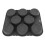 Hamburger Bun Mold Silicone 8 Cavity Easy Release Hamburger Bun Mold Pan Kitchen Tools 2
