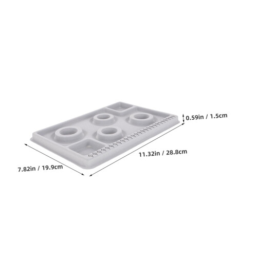Bead Organizer Tray for Jewelry Making with Smooth Plated Surface, Easy Sorting and Display Board 1
