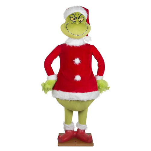 Χριστουγεννιάτικη λούτρινη κούκλα Grinch με μαλακό παιχνίδι για παιδικό δώρο 2