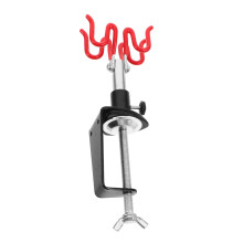 Heavy Duty Metal Airbrush Holder Stand with MultiFunction Clamp for Model Painting Art
