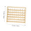 Wooden Thread Rack 54 Spool Wall Mounted Organizer for Sewing and Embroidery Easy Access Storage 2