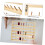 Wooden Thread Rack 54 Spool Wall Mounted Organizer for Sewing and Embroidery Easy Access Storage 4