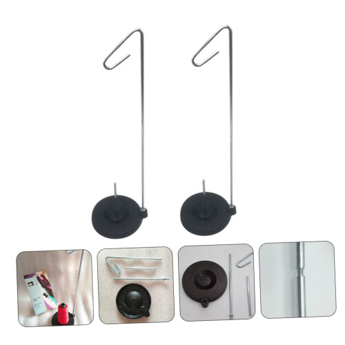 Sewing Machine Spool Stand 2 Pack Adjustable Thread Holder for Quilting Tangle Use 2