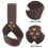 Support Épée Cosplay Ceinture Cuir PU Durable 5