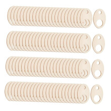 100 Pcs Wooden Embroidery Floss Holders Set for Tangle Thread Storage and Fast Color Organization