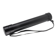 8.8cm Clear Poster Tube with Secure Round Cover, Durable Cylindrical Storage for Artwork and Prints
