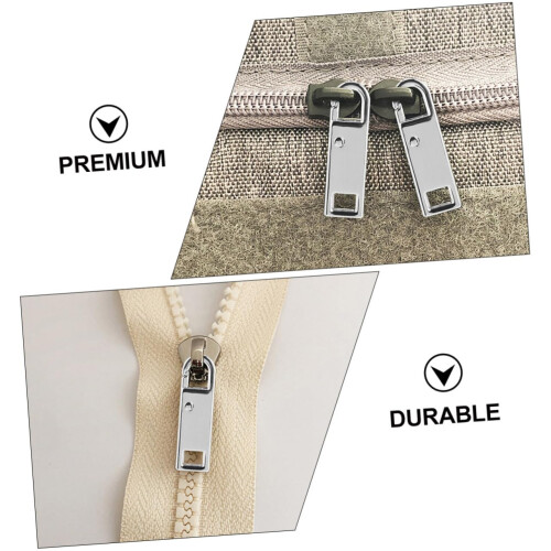 Zipper Pull Replacement Kit 20pcs Metal Detachable Pull Tabs Mixed Colors for Backpacks Luggage Jackets 2
