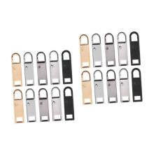 Zipper Pull Replacement Kit 20pcs Metal Detachable Pull Tabs Mixed Colors for Backpacks Luggage Jackets