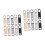 Zipper Pull Replacement Kit 20pcs Metal Detachable Pull Tabs Mixed Colors for Backpacks Luggage Jackets 1