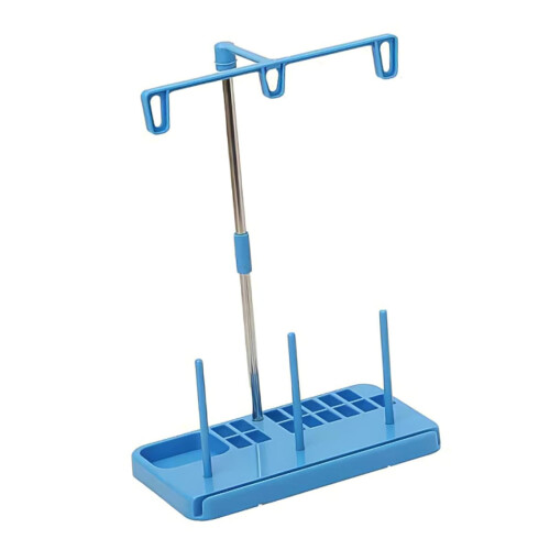 3 Spool Sewing Thread Stand with Removable Storage Rack, Stable NonSlip Base, Smooth Thread Feeding 2