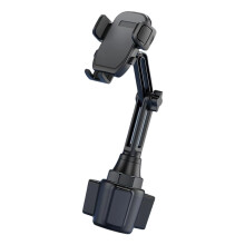 Automotive Cup Holder Mobile Phone Stand Adjustable Angle For