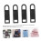4pcs Zipper Pull Replacements for Backpacks and Jackets, Durable Detachable Tabs, Easy Snap Installation 2