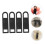 4pcs Zipper Pull Replacements for Backpacks and Jackets, Durable Detachable Tabs, Easy Snap Installation 4