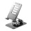 Cellphone Dock Foldable Tabletop Phone Support Cradle-Black 1