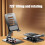 Cellphone Dock Foldable Tabletop Phone Support Cradle-Black 7