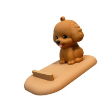 Creative Cute Puppy Shaped Phone Stand Holder PVC Material-1