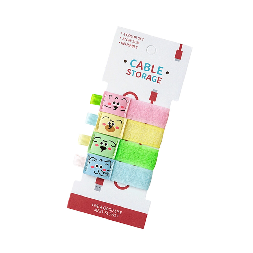 4Pcs Cartoon Themed Nylon Cable Tie Practical Strap For Cord-3 7627001390980