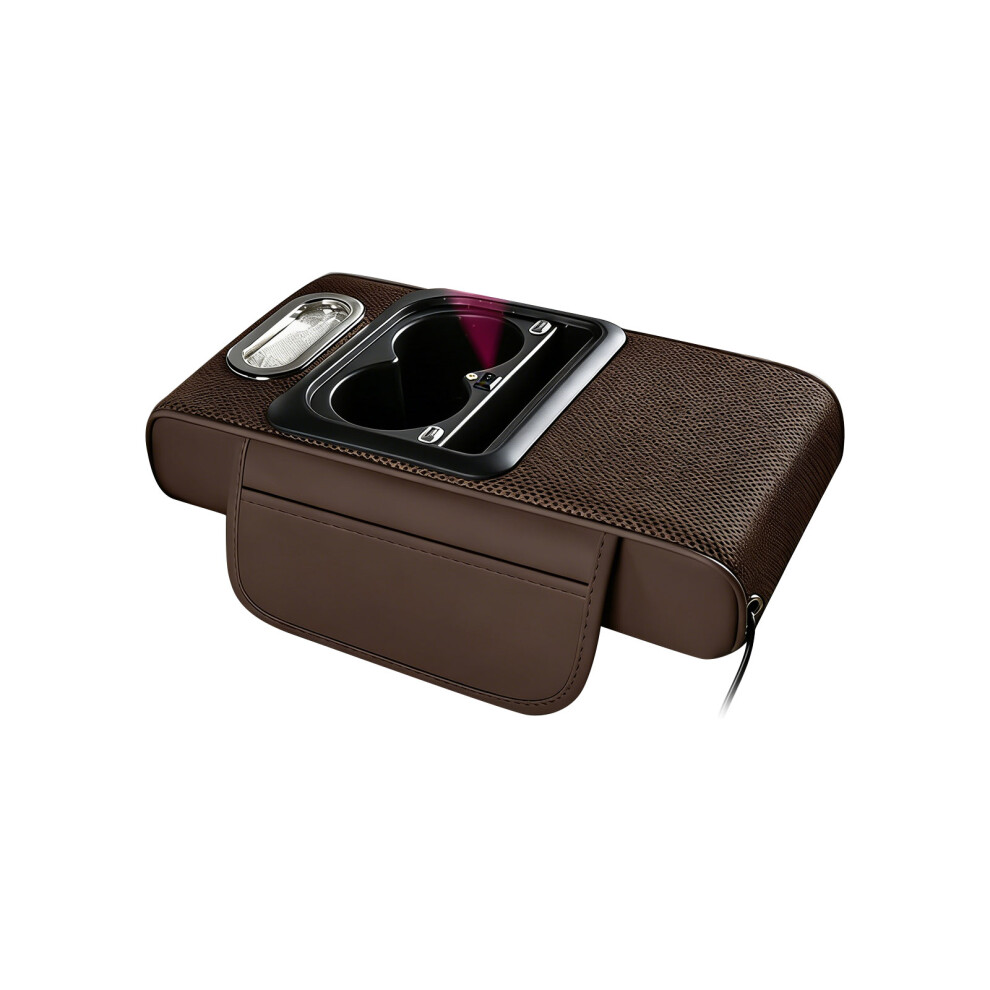 Flexible Vehicle Center Tray Including Surrounding-Coffee 7627001390935