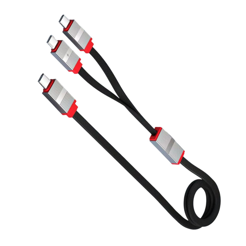 Usb A/Type C To Double Type C Splitter Chargers-Type C Plug 7627001390270