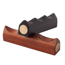 2pcs Wooden Calligraphy Brush Rest Set, Elegant Dual Holder for Painting, Protects Brush Shape