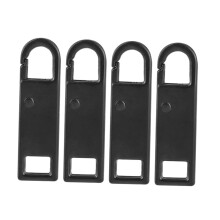 4pcs Zipper Pull Replacements for Backpacks and Jackets, Durable Detachable Tabs, Easy Snap Installation