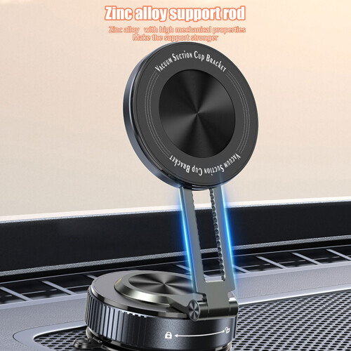 Universal Vehicle Phone Stand With Suction Base And-White 2