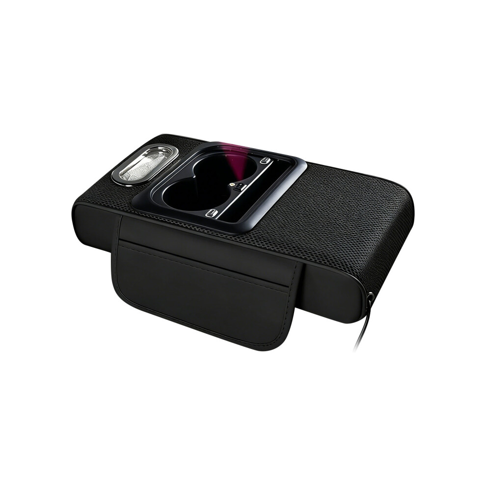 Flexible Vehicle Center Tray Including Surrounding- Black 7627001390904