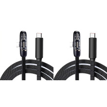 Hochwertiges USB-C-zu-USB-C-Kabel aus geflochtenem-2m 2er Pack