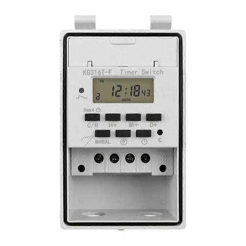 Black Friday Automatic Digital Timer Switch Relay Programmable Timer Controllor with Outdoor Waterproof Box 220V