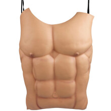 Halloween Fake Male Pectoral Muscle Breast Chest Skin Eva Foam Fancy Party Cosplay Costume