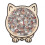 Morandi-Colored Cat Shaped Wooden Jigsaw Puzzle 1