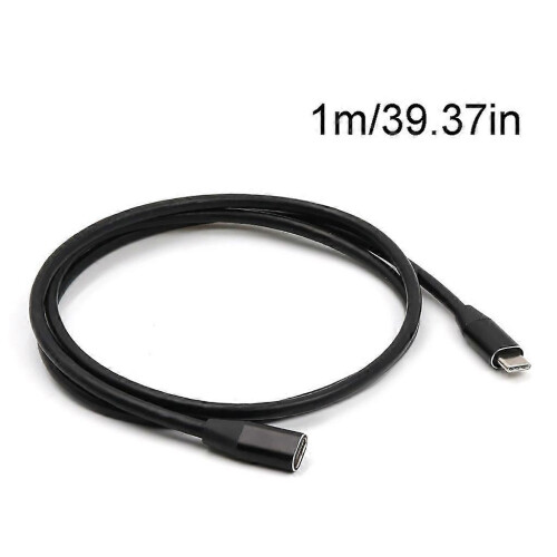 Type C USB 3.1 Male to USB-C Female Extension Data Cable Extender Charging Cord Silver 1