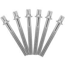 6pcs Chrome Drum Tension Rod Screws Square Head Rack Bolts for Secure Mounting Stability