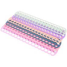6PCS Colorful Embroidery Thread Organizer Set, MultiHole Cross Stitch Floss Holder for Tangle Craft Projects