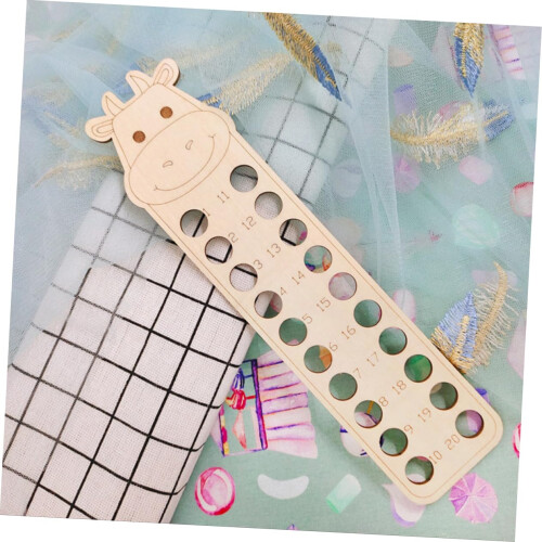 Wooden Embroidery Thread Organizer Board for Cross Stitch Floss – Smooth Surface, Tangle Design 2