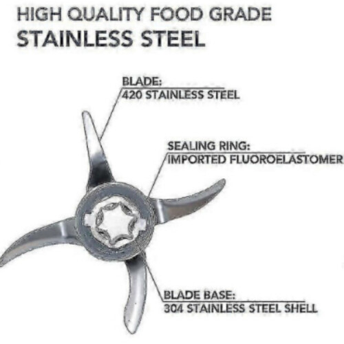 Replacement Stainless Steel Blade Compatible with Thermomix TM31 Kitchen Machine 2