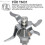 Replacement Stainless Steel Blade Compatible with Thermomix TM31 Kitchen Machine 4