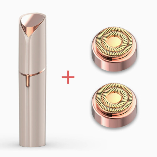 Άψογη αποτριχωτική συσκευή προσώπου Flawless Finishing Touch Ανώδυνα ξυράφια για γυν 2