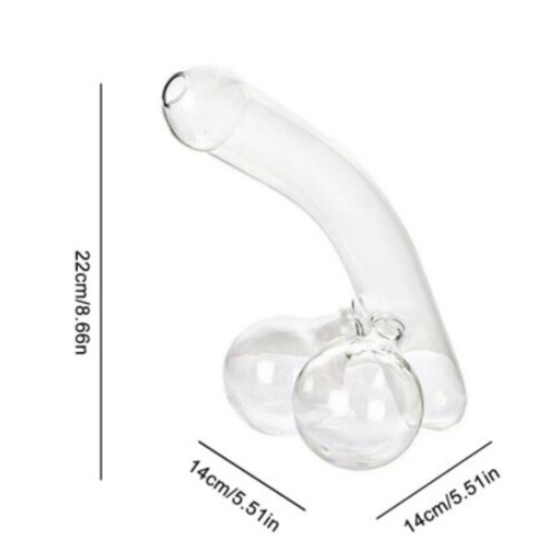 Creative Penis Shaped Whiskey Decanter Prank Glass Container Carafe Funny Gift 2