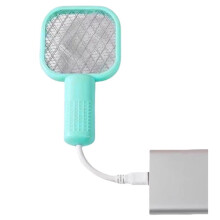 Mini elektrická pasca na muchy s nabíjateľným LED atraktívnym svetlom; vhodná na použitie v domácnosti aj kancelárii; ľahká a ľahko pou