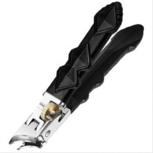 Klieštiky na nechty na nohách so širokou čeľusťou, hrubé nechty na nohách, dvojitá konfigurácia so šikmou a plochou ostrou hranou.