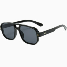 Ochelari de soare pătrați pentru bărbați, ochelari de soare Aviator dreptunghiulari la modă pentru femei cu protecție UV400 retro