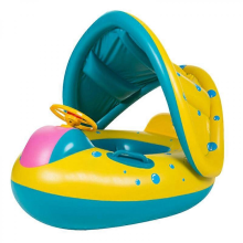 Sea Baby Inflatable Swim Ring - Floating Pool Seat Lounge Toy for Babies, Comfortable and Safe Water Float -