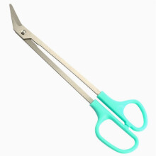 Tånagelsax för seniorer | Lång nagelsax i rostfritt stål, ca 21 cm, med ergonomisk design och långt handtag