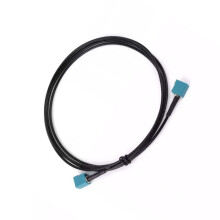 Low Signal Loss RG174 Cable Wire Fakra Z Female Connectors For